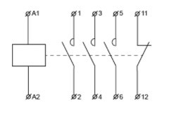 Схема подключения ПМ 0-06-01 (LC1-K0601)